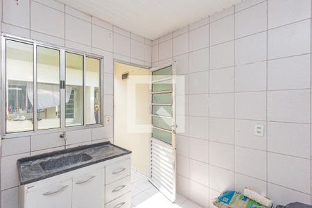 Cozinha de casa para alugar com 1 quarto, 45m² em Jardim Seckler, São Paulo