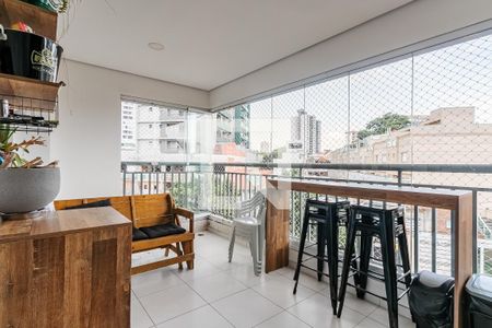 Varanda de apartamento à venda com 2 quartos, 69m² em Chácara Seis de Outubro, São Paulo