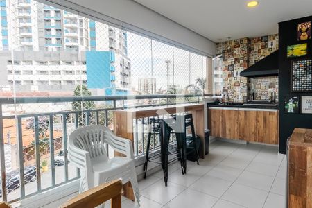 Varanda Gourmet de apartamento à venda com 2 quartos, 69m² em Chácara Seis de Outubro, São Paulo