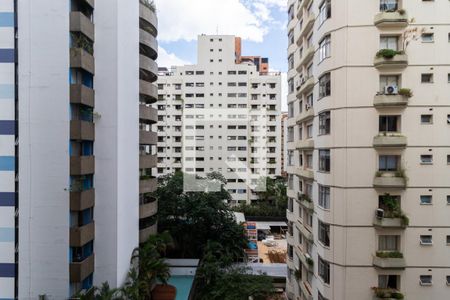 Vista Quarto de apartamento à venda com 1 quarto, 44m² em Vila Nova Conceição, São Paulo