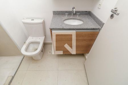 Banheiro de kitnet/studio para alugar com 1 quarto, 24m² em Centro Histórico de São Paulo, São Paulo