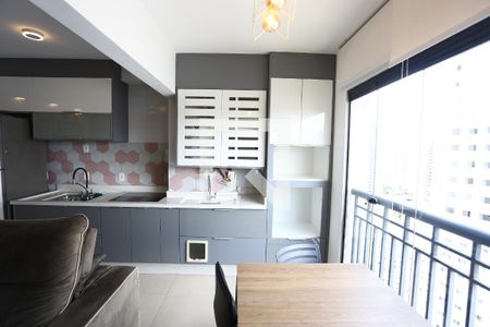 Apartamento para alugar com 38m², 1 quarto e 1 vagaSala /cozinha /serviço / varanda