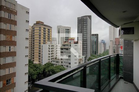 Varanda de kitnet/studio à venda com 1 quarto, 48m² em Savassi, Belo Horizonte