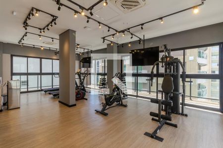 Studio para alugar com 18m², 1 quarto e sem vaga Studio para alugar com 18m², 1 quarto e sem vagaÁrea comum - Academia