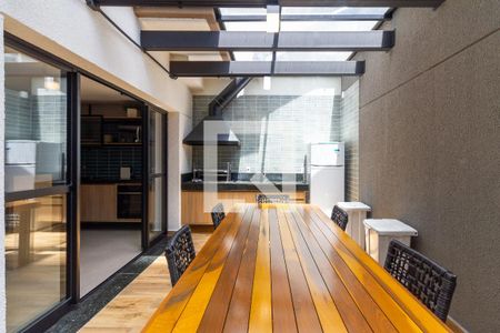 Studio para alugar com 18m², 1 quarto e sem vaga Studio para alugar com 18m², 1 quarto e sem vagaÁrea comum - Churrasqueira