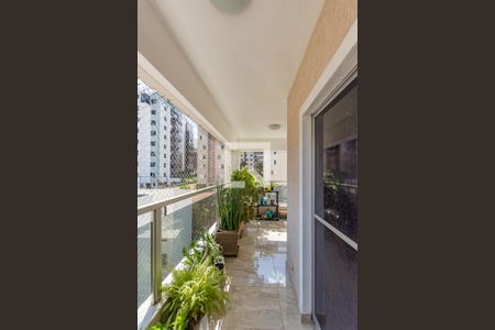 Varanda da Sala de apartamento à venda com 5 quartos, 238m² em Buritis, Belo Horizonte