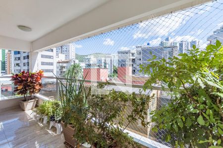 Varanda da Sala de apartamento à venda com 5 quartos, 238m² em Buritis, Belo Horizonte