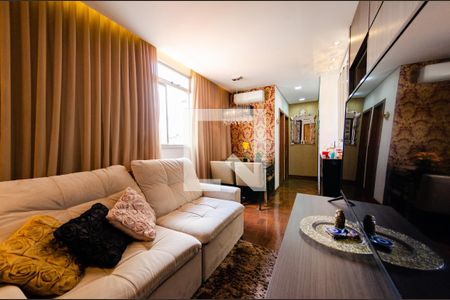 Sala de apartamento para alugar com 2 quartos, 55m² em Serra, Belo Horizonte