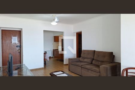 Sala de apartamento para alugar com 3 quartos, 93m² em Caiçara, Praia Grande