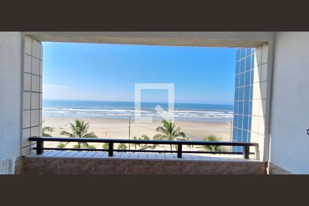 Vista da sala de apartamento para alugar com 3 quartos, 93m² em Caiçara, Praia Grande