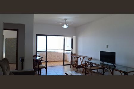Sala de apartamento para alugar com 3 quartos, 93m² em Caiçara, Praia Grande