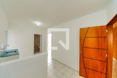 Sala/Cozinha de kitnet/studio para alugar com 1 quarto, 25m² em Jardim Santo André, São Paulo