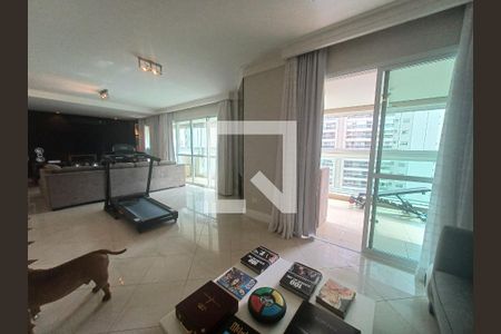 Sala de Estar de apartamento à venda com 3 quartos, 193m² em Vila Suzana, São Paulo
