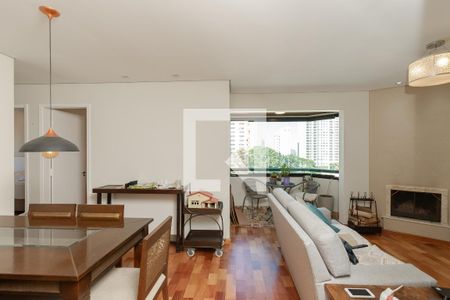 Sala de apartamento para alugar com 2 quartos, 65m² em Chácara Santo Antônio (zona Sul), São Paulo