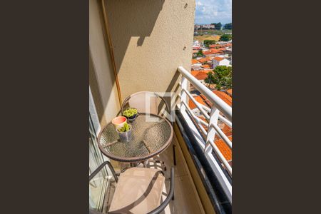 Varanda da Sala de apartamento à venda com 3 quartos, 77m² em São Bernardo, Campinas
