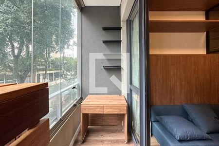 Varanda de kitnet/studio para alugar com 1 quarto, 25m² em Perdizes, São Paulo