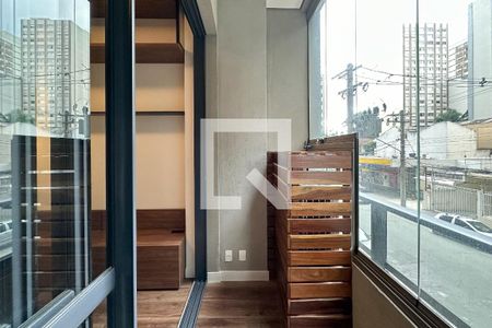 Studio para alugar com 25m², 1 quarto e sem vagaVaranda