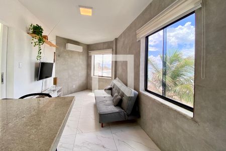 Sala de apartamento para alugar com 1 quarto, 40m² em Pituba, Salvador