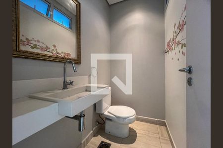 Lavabo de casa de condomínio para alugar com 3 quartos, 196m² em Chácaras Silvânia, Valinhos