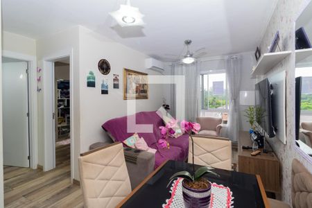 Sala de apartamento para alugar com 2 quartos, 49m² em Olaria, Canoas
