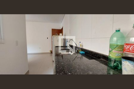 Cozinha de apartamento à venda com 2 quartos, 55m² em Vila Helena, Santo André