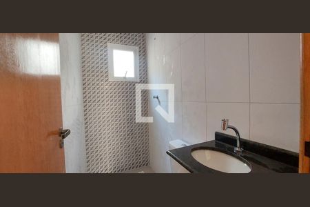 Banheiro Quarto 1 suíte de apartamento à venda com 2 quartos, 55m² em Vila Helena, Santo André