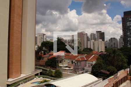 Vista da Sacada de kitnet/studio à venda com 1 quarto, 27m² em Água Branca, São Paulo