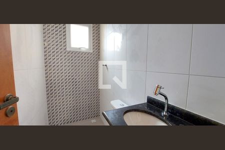 Banheiro Quarto 1 suíte de apartamento à venda com 2 quartos, 110m² em Vila Helena, Santo André