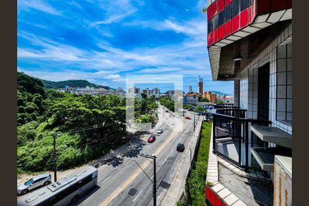 Vista da Sacada de apartamento para alugar com 2 quartos, 99m² em Jardim Tejereba, Guarujá