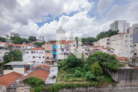 Sala/Cozinha - Vista de apartamento à venda com 2 quartos, 56m² em Pompeia, São Paulo