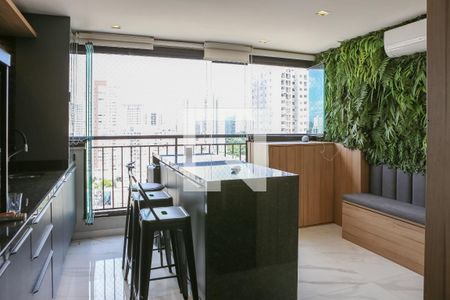 Varanda Gourmet de apartamento à venda com 3 quartos, 83m² em Barra Funda, São Paulo