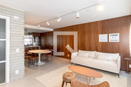 Sala de apartamento para alugar com 3 quartos, 85m² em Vila Olímpia, São Paulo