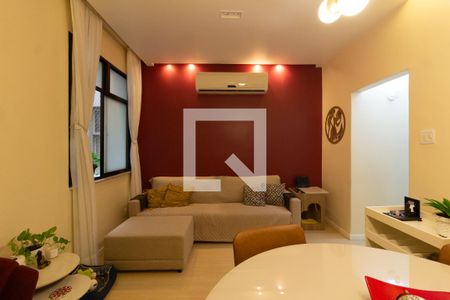 Detalhe da sala de apartamento para alugar com 3 quartos, 130m² em Botafogo, Rio de Janeiro