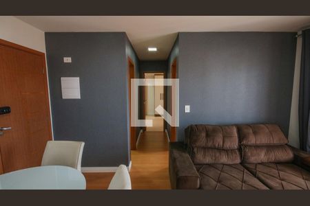 Sala de apartamento para alugar com 2 quartos, 55m² em Guilhermina, Praia Grande