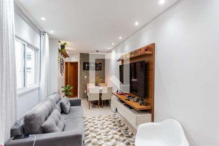 Sala de apartamento à venda com 2 quartos, 106m² em Vila Alto de Santo Andre, Santo André