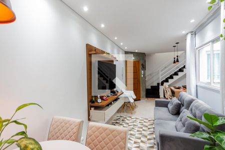 Sala de apartamento à venda com 2 quartos, 106m² em Vila Alto de Santo Andre, Santo André
