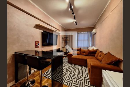 Sala/Quarto  de apartamento à venda com 1 quarto, 30m² em Centro, Rio de Janeiro