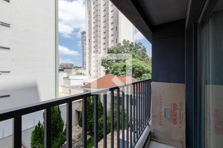 Varanda de kitnet/studio para alugar com 1 quarto, 24m² em Brooklin, São Paulo