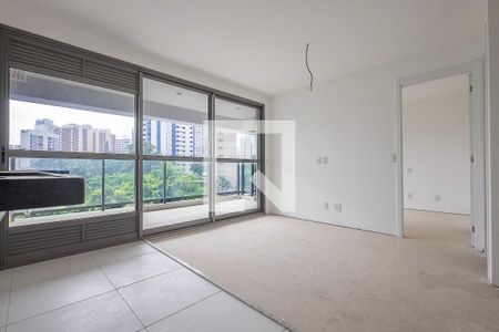 Sala/Cozinha de apartamento à venda com 1 quarto, 49m² em Vila Anglo Brasileira, São Paulo