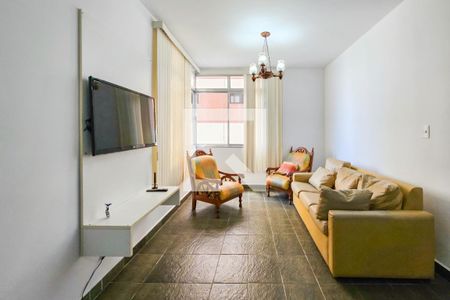 Sala de apartamento para alugar com 3 quartos, 133m² em Vila Luis Antônio, Guarujá