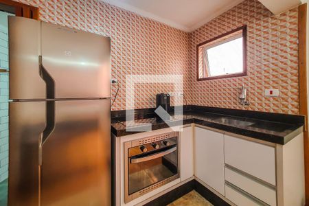 Cozinha de apartamento para alugar com 1 quarto, 25m² em Aclimação, São Paulo