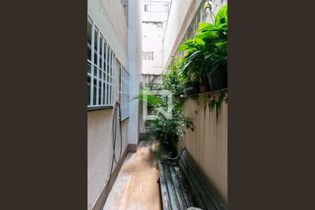 Varanda da Sala de apartamento à venda com 3 quartos, 115m² em Santo Antônio, Belo Horizonte