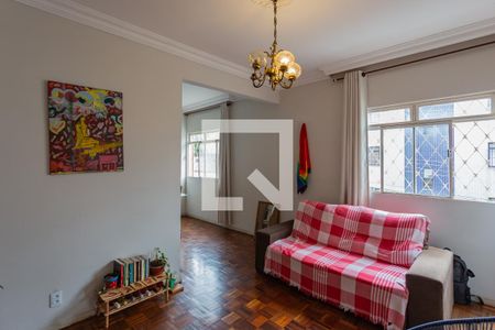 Sala de apartamento à venda com 3 quartos, 120m² em Colégio Batista, Belo Horizonte
