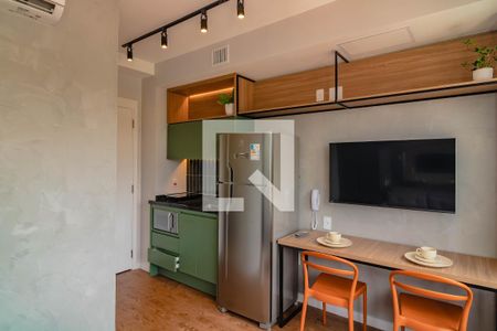 Cozinha  de apartamento à venda com 1 quarto, 20m² em Vila Mariana, São Paulo