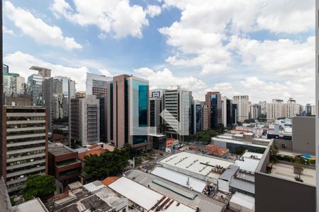 Vista de kitnet/studio para alugar com 1 quarto, 27m² em Vila Olímpia, São Paulo