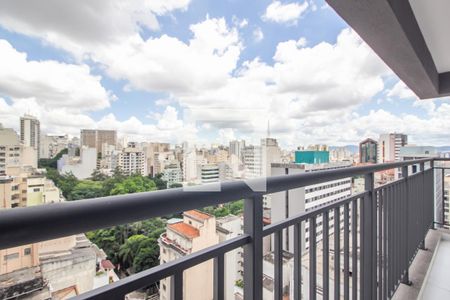 Varanda  de apartamento para alugar com 2 quartos, 40m² em Vila Buarque, São Paulo