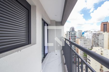 Varanda  de apartamento para alugar com 2 quartos, 40m² em Vila Buarque, São Paulo