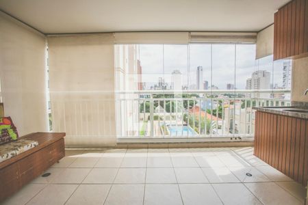 Varanda Gourmet de apartamento à venda com 2 quartos, 84m² em Chácara Inglesa, São Paulo