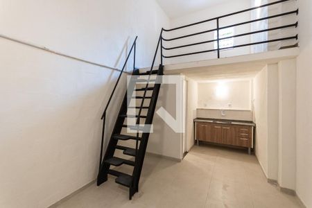 Sala/ cozinha  de kitnet/studio para alugar com 1 quarto, 25m² em Cidade Nova, Rio de Janeiro