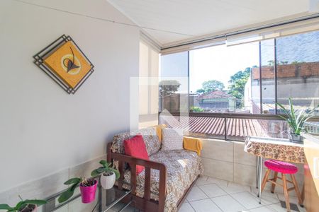 Varanda da sala de apartamento à venda com 2 quartos, 70m² em Partenon, Porto Alegre
